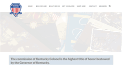 Desktop Screenshot of kycolonels.org