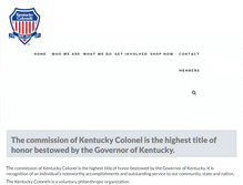 Tablet Screenshot of kycolonels.org